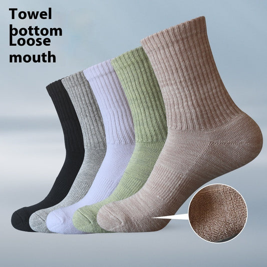 Cotton Thickened Socks Loose Towel Athletic Socks