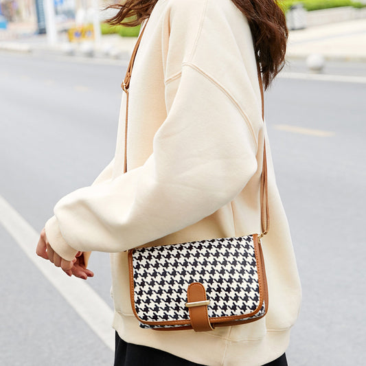 Women's Fashion Plaid Shoulder Messenger Bag